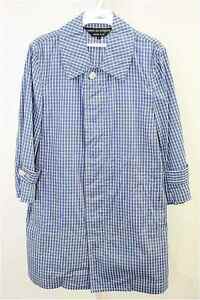 COMME des GARCONS HOMME PLUS silver chewing gum check ratio wing shirt [ used ] T-20-09-13-1086-CD-bl-OD-ZH