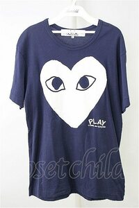 PLAY COMME des GARCONS ハートTシャツ 【中古】 T-20-09-13-1039-CD-ts-OD-ZH