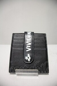 【USED】Vivienne Westwood / LANYARDカードケース ヴィヴィアンウエストウッド ビビアン 黒X白 【中古】 I-24-02-09-048-gd-HD-ZI