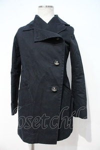 【USED】Vivienne Westwood / オーブボタンコート ヴィヴィアンウエストウッド ビビアン3 黒 【中古】 I-24-03-22-011-co-HD-ZI