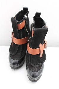 【USED】Vivienne Westwood / ウェッジソールボンテージブーツ 38 黒 【中古】 H-23-10-22-137-sh-OD-ZH