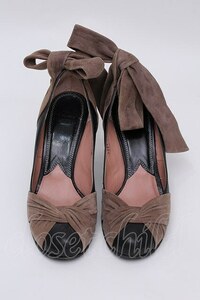 【USED】スウェードリボンパンプス Vivienne Westwood ヴィヴィアンウエストウッド ビビアン 【中古】 S-23-09-03-044-sh-AS-ZS