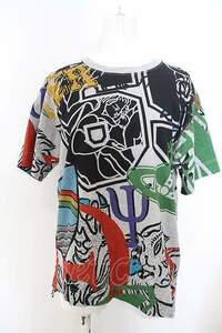 【USED】Vivienne Westwood / /FRAT HOUSE JERSEY ボーイズTシャツ 02 グレー×マルチ 【中古】 O-24-02-11-009-ts-IG-ZH