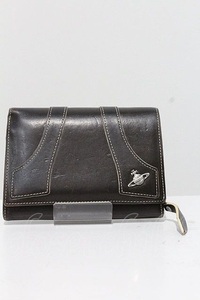 【USED】Vivienne Westwood / G オーブ2ツ折リ財布 ヴィヴィアンウエストウッド ビビアン ブラウン 【中古】 I-24-05-22-040-gd-HD-ZI