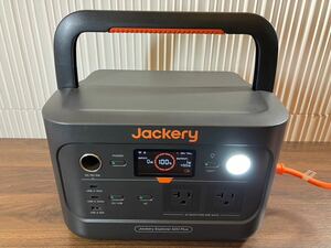 A/1414 electrification OK Jackery portable power supply 600 Plus JE-600C beautiful goods camp outdoor sleeping area in the vehicle disaster urgent 
