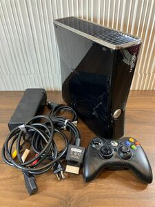 E/1419 通電OK Xbox 360 S CONSOLE エックスボックス 本体 ブラック Microsoft 