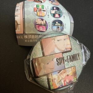 SPY×FAMILY あそーとこれくしょん2 ホログラム缶バッジ ロイド B アーニャ・フォージャー グッズ 缶バッチ 缶バッヂ ガチャガチャ