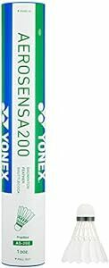 ヨネックス(YONEX) バドミントン シャトル エアロセンサ200 1ダース 2(適正範囲温度27~33℃) AS200