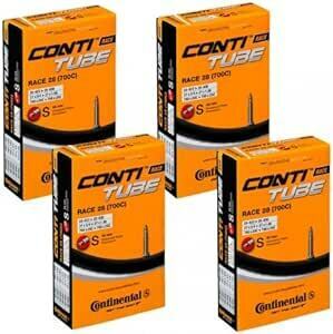 4 本セット コンチネンタル(Continental) チューブ Race28 700×20-25C（仏式42mm） [並行輸入品