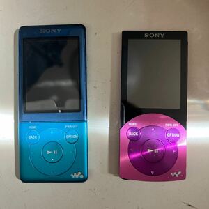 SONY デジタルメディアプレーヤー メモリープレイヤーNM-S774青と紫ジャンぐ品