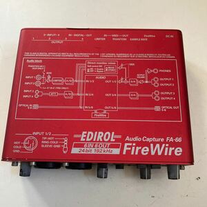 DIROL FA-66 Firewire connection audio interface 