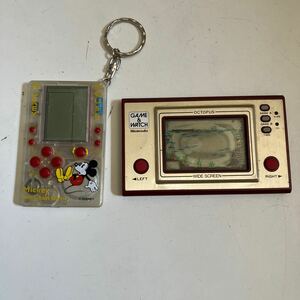 GAME Game & Watch Nintendo oc-22 Mickey key Xhain Game two pcs 