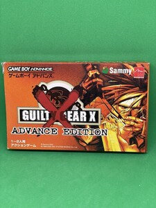 GUILTY GEAR X ADVANCE EDITION ギルティギアゼクス ゲームボーイアドバンス GBA 取説あり