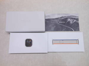 新品未使用品♪#30865 Apple Watch Ultra 2 GPS+Cellularモデル 49mm A2986 MRF23J/A オレンジ/ベージュトレイルループ M/L チタニウム