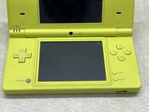 ☆動作品☆ #30559 ニンテンドー DSi 本体 ライムグリーン イエロー TWL-001 ケース付き_画像3