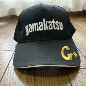 ■未使用品：非売品■ がまかつ (Gamakatsu) 帽子 G杯メッシュキャップ 綿100%（メッシュ部分：ポリエステル100%） ブラックの画像2