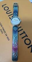 保証書 購入明細付 ルイヴィトン タンブール ムーンデュアル・タイムMM QA104Z 時計 腕時計 ルイ・ヴィトン _画像3