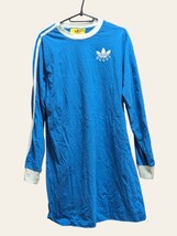 GUCCI adidas グッチ アディダスコラボ 長袖Tシャツ ワンピース ブルー レディース M (170/92Y)/1円〜_画像1
