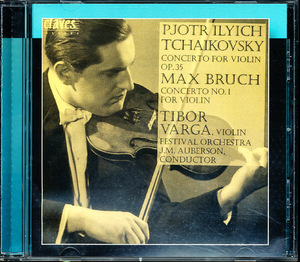 Claves ヴァルガ/Tibor Varga - チャイコフスキー&ブルッフ：ヴァイオリン協奏曲　4枚同梱可能　5B000027FK1