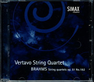 SIMAX ヴェルターヴォ弦楽四重奏団 - ブラームス：弦楽四重奏曲集　4枚同梱可能　5B000026AYY