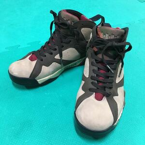 NIKE AIR JORDAN 7 RETRO PATTA U9.5 AT3375 200 USED ナイキ エア ジョーダン7 レトロ 27.5cm スニーカー アメカジ 古着 ビンテージ