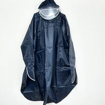 レインコート　ポンチョ　バイク　自転車　フェイスカバー　つば付き　雨具　カッパ　通勤 通学 男女兼用 _画像4