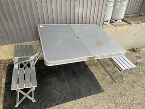 Coleman Coleman aluminium picnic-table used 170-5564