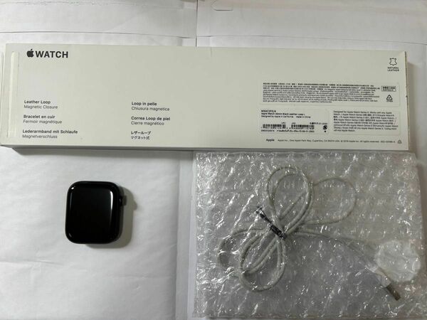 【中古B】Series7[45mm GPS]アルミニウム ミッドナイト Apple Watch MKN53J