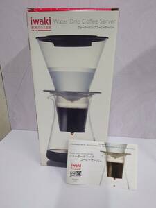 Iwaki Iwaki ★ Water Drip Drip Coffee Server ★ Water Coffee Equipment ★ 8644 -Cl ★ неиспользованный