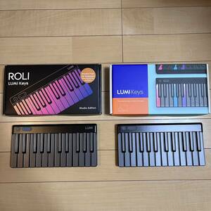 美品ROLI LUMI MIDIキーボード 2台セット　MPE MIDI 日本未発売　光る