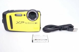 【極上品】富士フイルム FUJIFILM デジタルカメラ XP90 防水 イエロー FX-XP90Y 【W04131A】