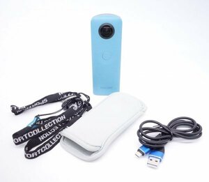 RICOH THETA SC ブルー リコー シータ 【管理：W04156A】