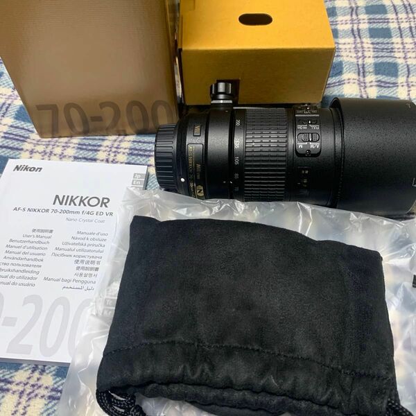 AF-S NIKKOR 70-200mm F4G ED VR 三脚台つき