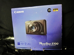 新品未開封！貴重な新品！明るいF2.0レンズ！Canon！PowerShot S100 ！ブラック！即決！送料無料です