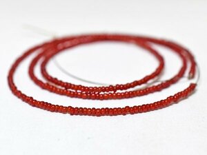 *. hoe . tonbodama * white Hearts .... red ultimate small bead beads one ream (Φ2.0mm) white Heart dragonfly sphere glass beads [Z22032-1]
