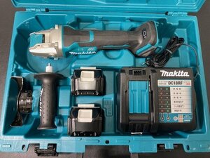 中古品　マキタ　充電式ディスクグラインダ　GA420DRGX