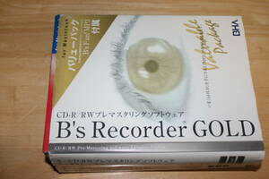 中古　開封・未登録　CD-R/RWライティングソフト　 B’sRecorder GOLD for Macintosh ＆　mp3ソフト　B’s　FUN! mp3