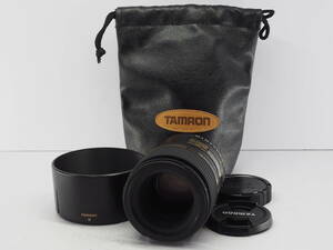 ★特上品★ タムロン TAMRON SP AF 90ｍｍ Ｆ2.8 Di MACRO ニコン用 ★前後キャップ フード付き ＃A407