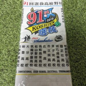 第91回選抜高校野球大会　タオルハンカチ　未開封品