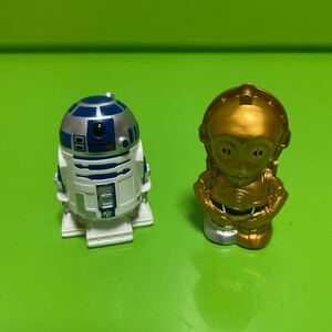 スターウォーズ STARWARS ソフビ パペットマスコット 指人形 ■ R2-D2、C-3PO 【定形外送料120円】ゆび人形 エンスカイ