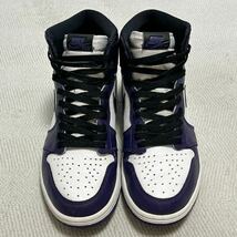 Nike Air Jordan 1 Retro High OG Court Purple ナイキ エアジョーダン1 レトロ ハイ OG コートパープル US9.5 (27.5cm)_画像4