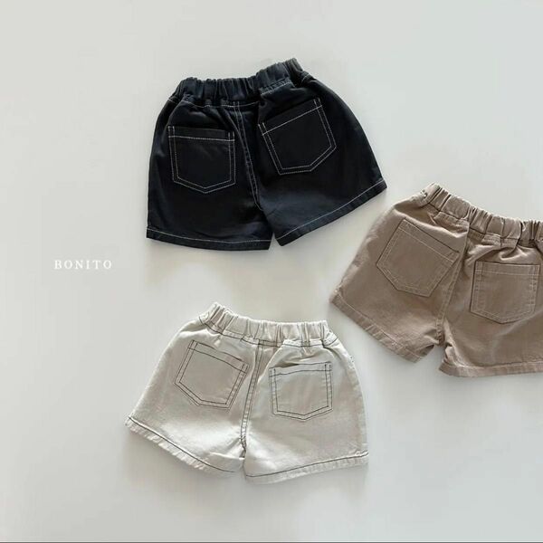 【XS 80】BONITO｜stitch short pants