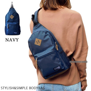  free shipping body bag men's lady's one shoulder bag man and woman use diagonal .. bag shoulder bag new goods navy 