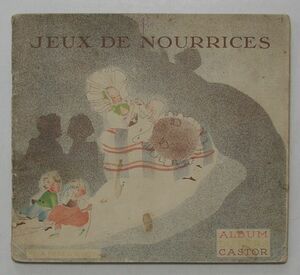 F.エスタシィ挿絵「子供の歌遊び」　１９３６年　　フランス語