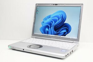 1円スタート ノートパソコン Windows11 Panasonic レッツノート CF-SV8 第8世代 Core i5 SSD256GB メモリ8GB Windows10 カメラ 12.1インチ