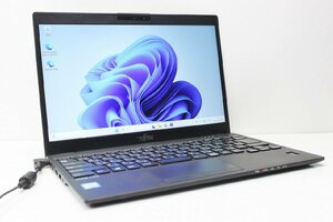 1円スタート ノートパソコン Windows11 富士通 LIFEBOOK U939 軽量 777g 第8世代 Core i5 SSD256GB メモリ8GB 13.3 カメラ 薄型 Windows10