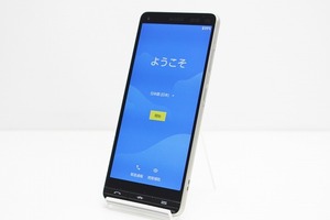 au 京セラ BASIO4 KYV47-u SIMフリー Android スマートフォン 残債なし 32GB ゴールド