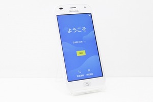 docomo Fujitsu らくらくスマートフォン F-42A SIMロック解除済み SIMフリー Android スマートフォン 赤ロム保証 32GB ホワイト