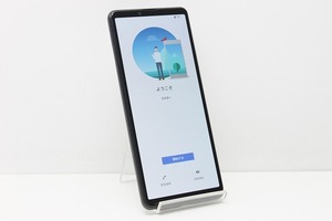 au SONY Xperia 10 III SOG04 SIMロック解除済み SIMフリー Android スマートフォン 赤ロム保証 128GB ブラック