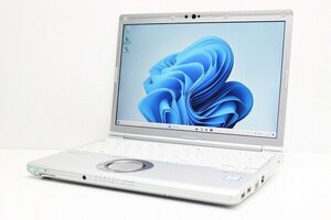 1円スタート ノートパソコン Windows11 Panasonic レッツノート CF-SV7 メモリ8GB 第8世代 Core i5 SSD256GB Windows10 12.1 カメラ